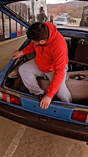 Huge man destroying the car | True or False Experiments