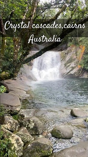 STUNNING,Hidden Gem! 🌿 Crystal Cascades | Tropical Rainforest Waterfalls in Cairns, Australia