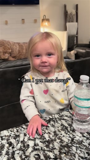 Can I Pet That Dog? Cute Baby Girl's Response