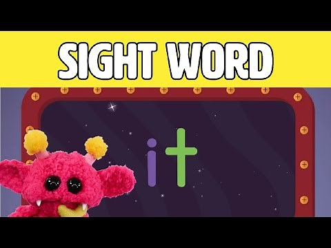 IT - Let's Learn the Sight Word IT with Hubble the Alien! | Nimalz Kidz! Songs and Fun!