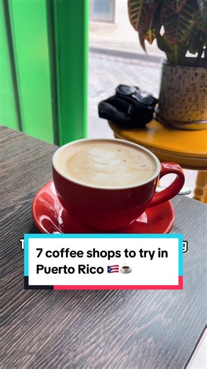 7 coffee shops you should try in Puerto Rico. 🇵🇷☕️ What did we miss? Comment below. #puertorico #puertorican #piertoricancoffee #coffee