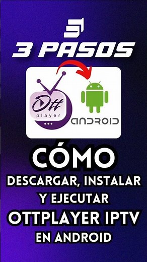 Descargar, instalar y ejecutar OttPlayer IPTV en Android #OttPlayer #android #short #shorts #video