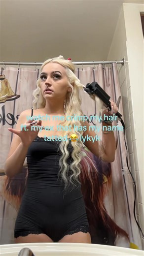 Crimping My Hair with a Twist of Comedy