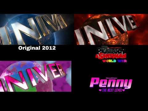 Universal Pictures Logo Comparison Mr Peabody & Sherman Filmseries