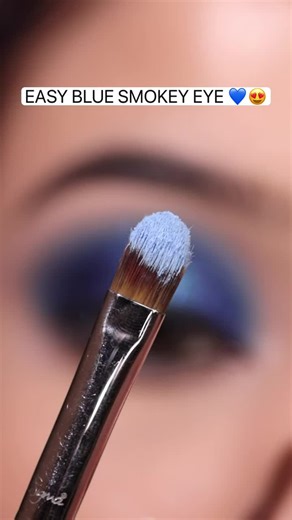 Blue Smokey Eye Makeup Tutorial