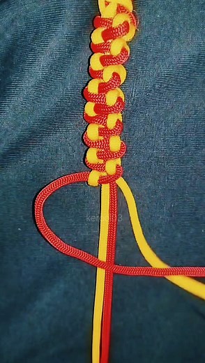 How to make a macrame bracelet by combining 2 different colors✨ | Kerol03