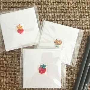 Hand-embroidered Mini Cards - Etsy Canada