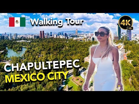 CHAPULTEPEC a Walking Tour of CENTRAL PARK in MEXICO CITY 4k 🇲🇽