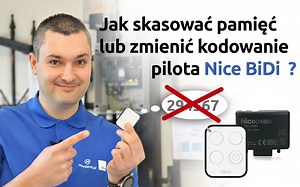 Jak skasować pamięć lub zmienić kodowanie pilota Nice BiDi? - Wsparcie Montersi