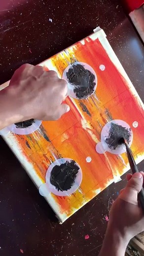 New video on my YouTube channel #art #etsy #youtube #dailyart #ryanchristyarts #painter #abstractpainting #artist #painting #paint #artwork #sunset