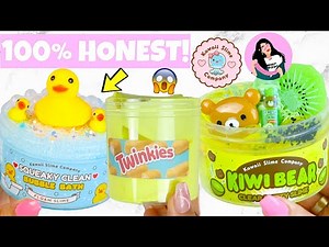 100% HONEST Famous Slime Shop Review! (Kawaii Slime Company + Slime by Nichole Jacklyne