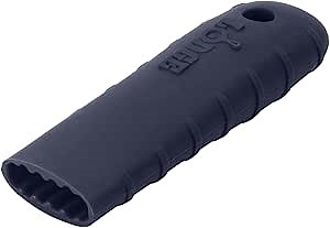 Lodge Bold Silicone Hot Handle Holder - Dishwasher Safe Hot Handle Holder Upgraded Design for Lodge Bold Products Only - Heat Protection Up to 450 - Ash Gray