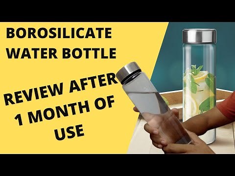 TREO By MILTON Borosilicate Glass Water Bottle Review | Tough Glass Bottle For Daily Use