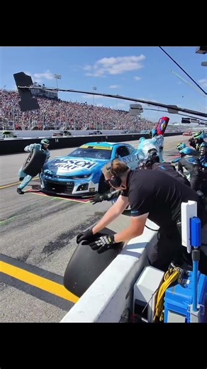 Time a pit stop: start timer when the car comes to a complete stop. Stop it on the left side drop