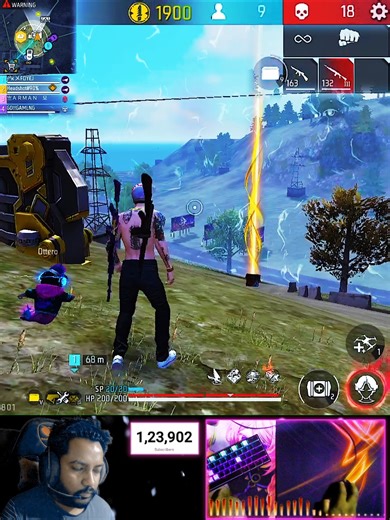 20 Kill Gone Wrong 1 Vs 4 IQ 999 Gameplay Don't Miss The End #FreeFire #freefiremax #Garena | Tanto FF