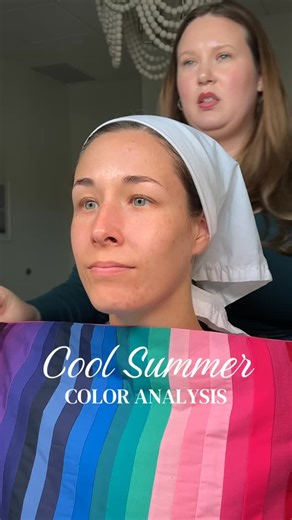 Julia Savoie • Color Analysis Consultant 🎨 on Instagram: "She is a COOL SUMMER 🌊 Which color was your favorite on her? Coming to MONTREAL, QC Canada July 22-26 of 2026! #coloranalysis #coloranalyst #coolsummer #montreal #syracuse"