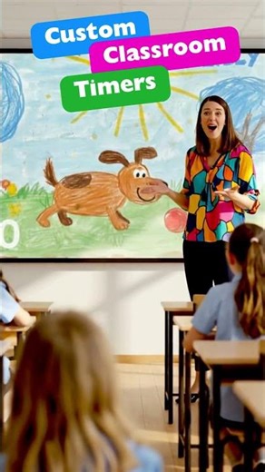 Student artwork turned into personalized timer videos #teacherlife #creative #studytips