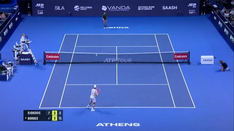 Djokovic beats Borges to reach 199th ATP Tour semi-final