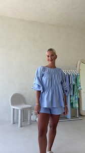 2.9K views | "Very flattering. A staple item that is so easy to wear and style with no effort at all. Such a cute transeasonal piece" - Hayley T. (Verified Customer) 冀 Shop the Akel Top & Shorts, back in now! Exclusively at saboskirt.com & in-store. | SABO | Facebook