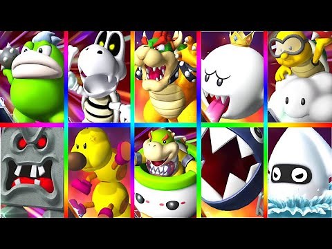 Mario Party 9 - Boss Rush Mode (All Boss Fights)#MarioGame