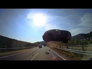 Dramatic Japan highway accident kills driver, injures 45