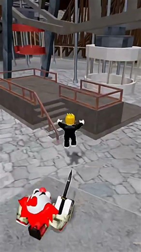 Joker chasing me #roblox