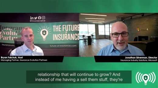The Future of Insurance S3E21 – Jonathan Silverman, Insurance Industry Solutions, Microsoft – Clip 7 | Bryan Falchuk
