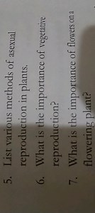 List various methods of asexual reproduction in plants.What is... | Filo