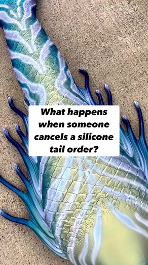 Like it never even happened 🤫 #silicone #siliconemermaidtail #mermaid #mermaidtail #handmade #art #specialeffects #finfolk | Finfolk Productions