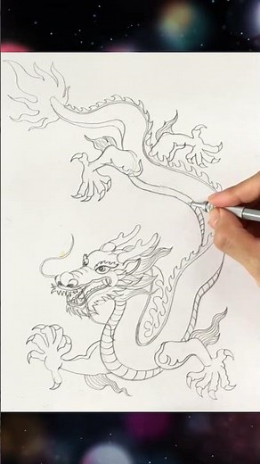 Drawing a Dragon | Drawing a dragon