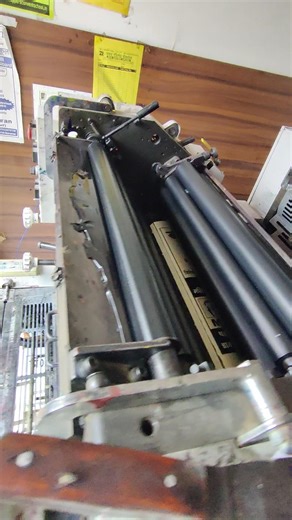 A3 saize offset printing with master #machine #offset #printing
