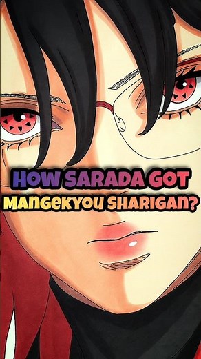 How Sarada Got Mangekyou Sharigan? | Boruto | Anime BLAH