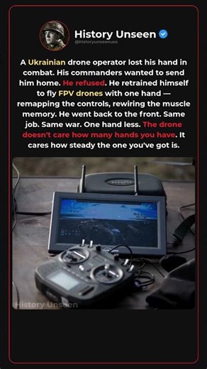 How A Ukrainian Soldier Controlled A Drone With One Hand After Losing The Other 🎮🇺🇦