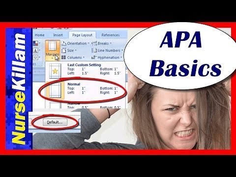 Basic APA Formatting (Video 1 of 4) 6th edition