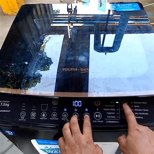 90K views · 1.4K reactions | Service Function Test ( SFT ) Mode in Voltas Beko Top Load Washing Machine #washingmachine #sft #testmode | Technical Support Asif | Facebook