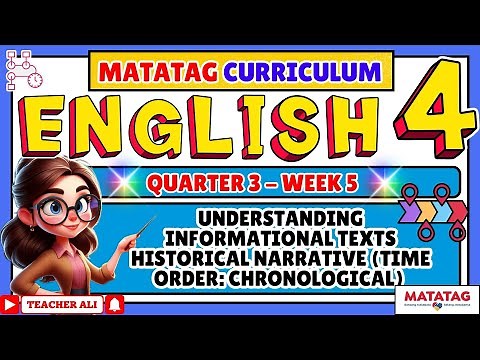 GRADE 4 ENGLISH 4 QUARTER 3 WEEK 5-UNDERSTANDING INFORMATIONAL TEXTS