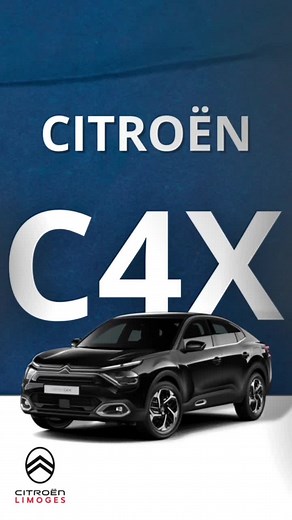 🚙 Citroën C4X 🚙 Venez découvrir la Citroën C4X à l’occasion de nos journées portes ouvertes à partir de 13 Janvier dans notre concession Citroën à Limoges en zone Sud 📍 Rue de Feytiat , 87000 Limoges #citroen #citroën #citroenc4x #citröenc4x #citroenc4x2023 #c4x #ëc4x #ec4x #portesouvertes