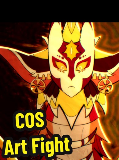 Vyaz posting: Joined an art fight event hosted by @Fern 💐 The sweet urzuk character belongs to @vincent !! #COS #creaturesofsonaria #animationmeme #animation #fyp