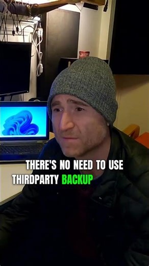 Using built in Windows backup for simplicity and reliability