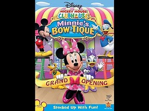 Mickey Mouse Clubhouse Minnie's Bow Tique 2006 DVD Opening