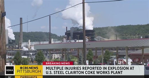 Emergency officials converge on U.S. Steel Clairton plant after explosion