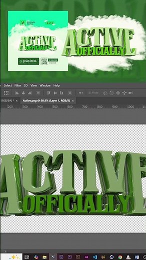 Create 3D Text for Flyer Design Using Cinema 4D & Photoshop. #3DText #FlyerDesign #Cinema4D