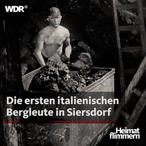 In den 50ern boomte die Kohle- und Stahlindustrie in NRW. ⚒ Die Jobs unter Tage galten als gut bezahlt und krisensicher. Doch langsam gingen die Arbeitskräfte im Bergbau aus. Da machten sich die ersten italienischen Bergleute auf nach NRW. | Heimatflimmern