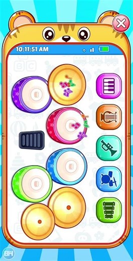 Music Game for Kids Play Instruments Baby Phone Kids Learning