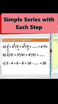 Series-1 Sum Program