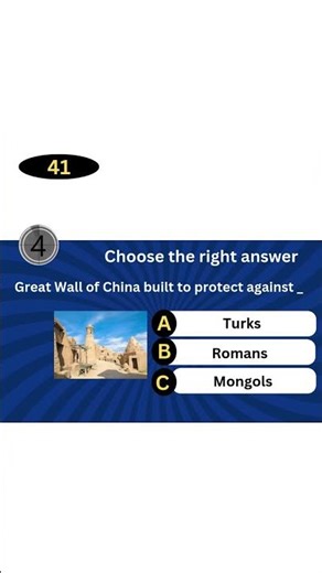 Great Wall of China Quiz | General Knowledge Quiz