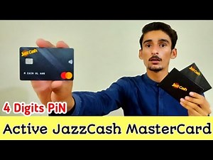How to Activate JazzCash MasterCard | Set 4 Digit PiN MasterCard | ATM card kaise activate krte hain