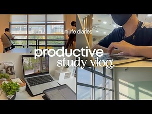 📂 STUDY VLOG — uni life lately 🍃 (cramming), coffee run, and study hacks!