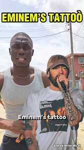Eminem's tattoo on his left arm #eminem #foryou #tattoo #God #2pac #goviral | Andrew Miller Micah