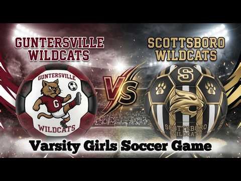 Guntersville vs Scottsboro Varsity Girls Soccer Game 4-14-2026 Wildcats vs Wildcats